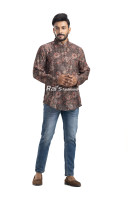 Silk Ajrak Printed Short Kurta (KRP5) Silk Ajrak Printed Short Kurta (KRP5)